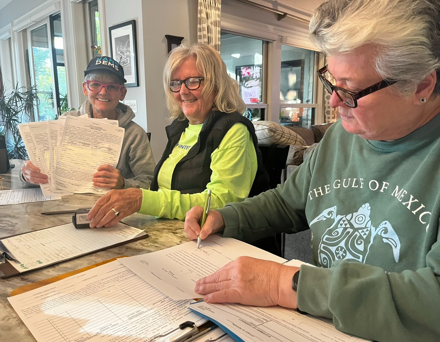 Julie Launches Her Campaign