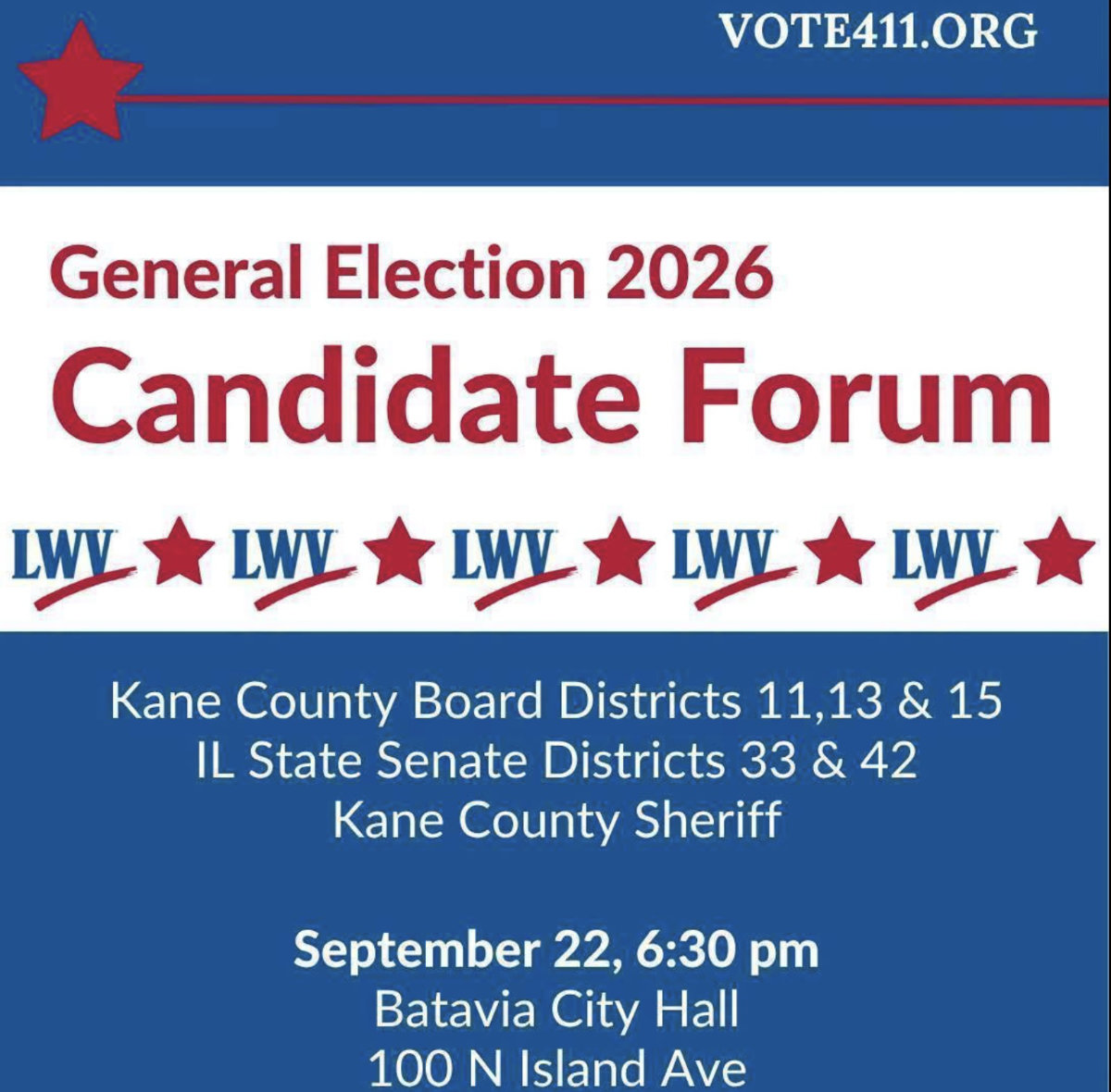 LWV Candidate Forum 2026